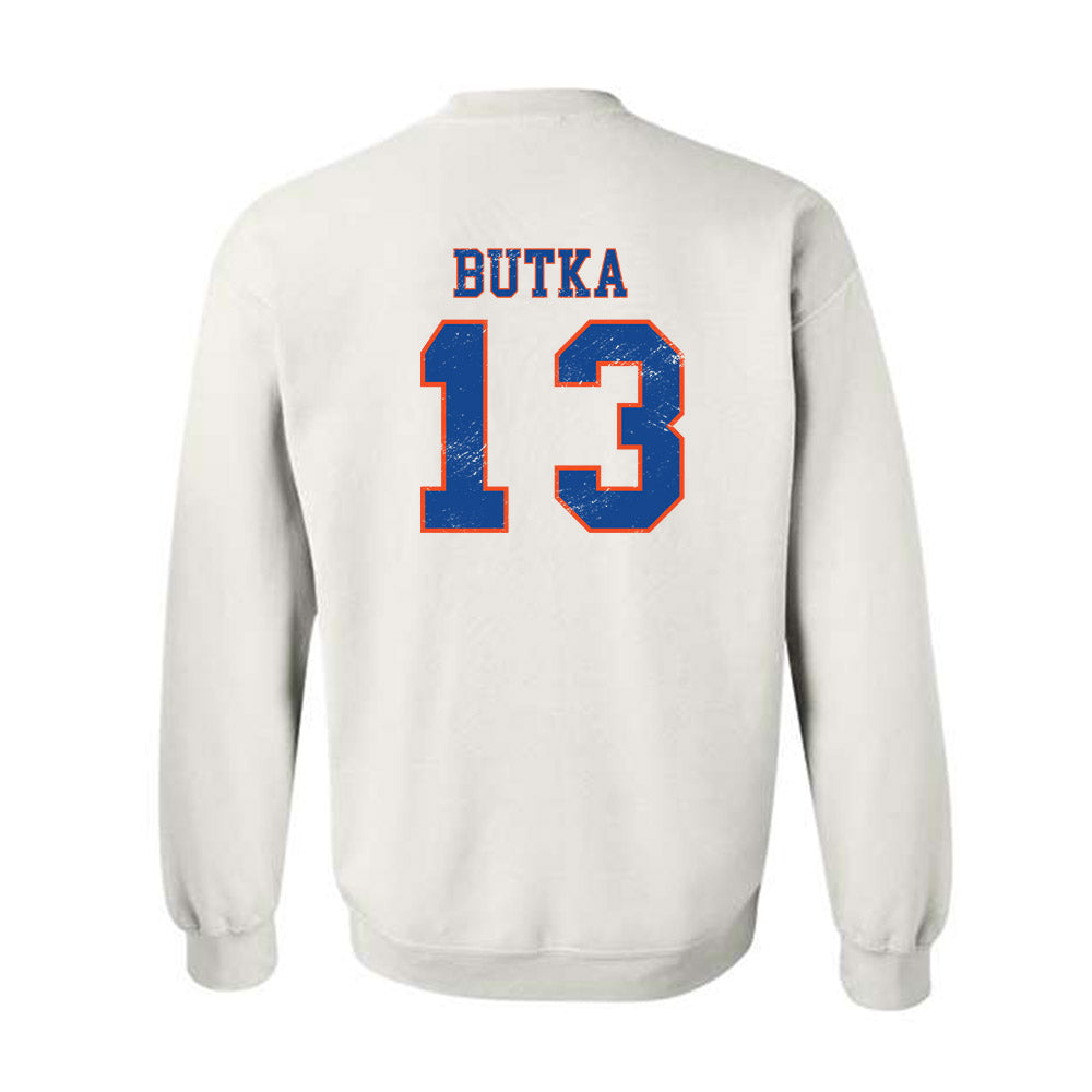Boise State - NCAA Men's Basketball : Dovydas Butka - Sport Shersey Crewneck Sweatshirt-1