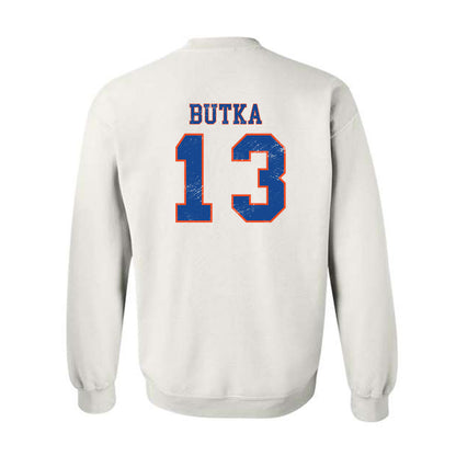 Boise State - NCAA Men's Basketball : Dovydas Butka - Sport Shersey Crewneck Sweatshirt-1