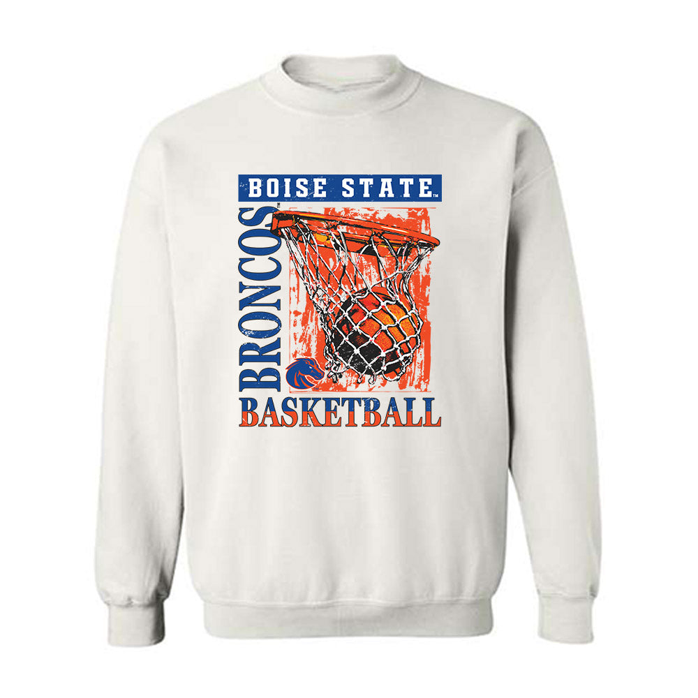 Boise State - NCAA Men's Basketball : Bhan Buom - Sport Shersey Crewneck Sweatshirt-0