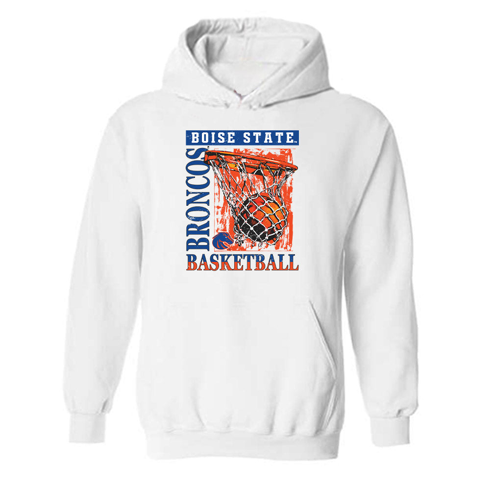 Boise State - NCAA Women's Basketball : Kennasyn Garza - Sport Shersey Hooded Sweatshirt-0