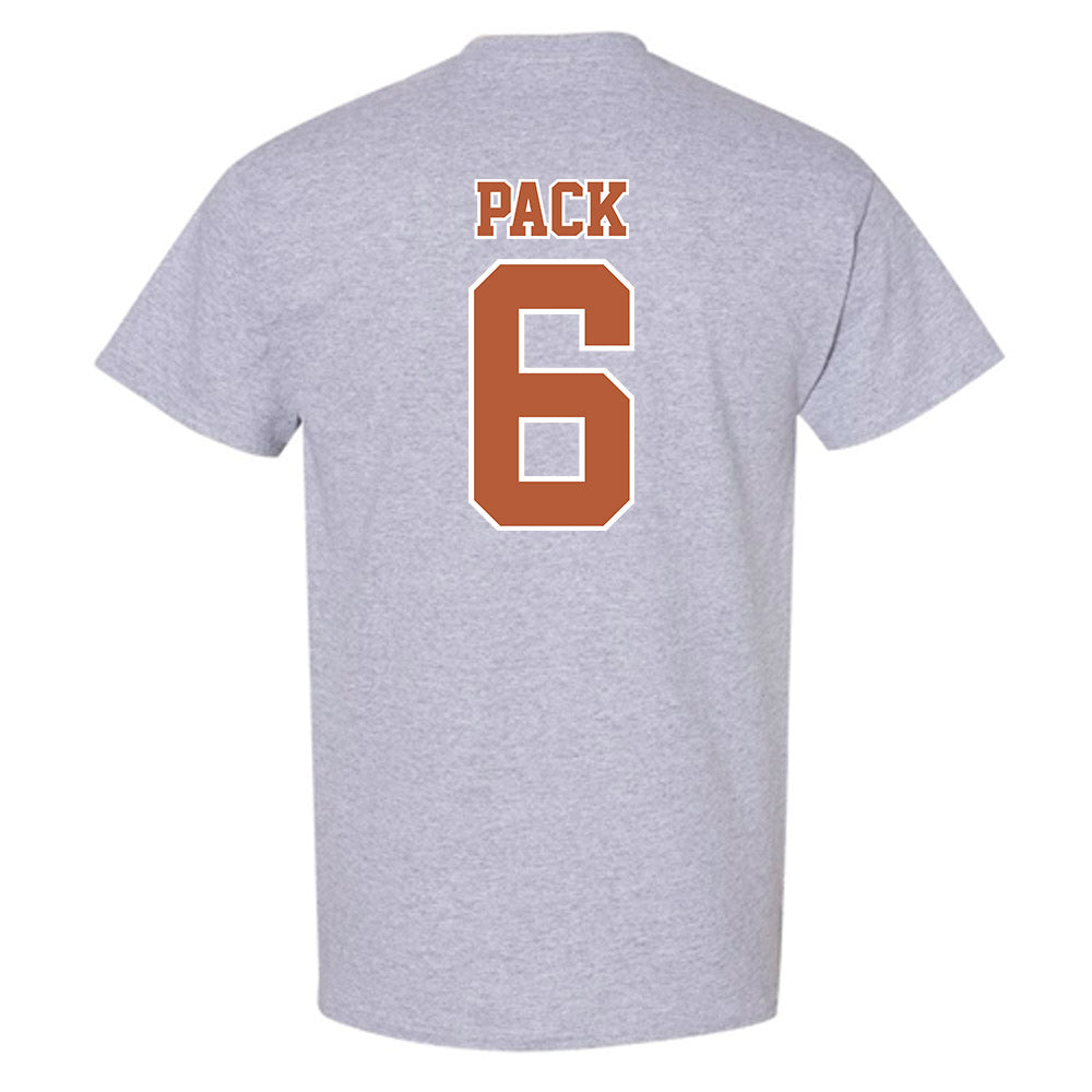Texas - NCAA Baseball : Anthony Pack - Sports Shersey T-Shirt-1