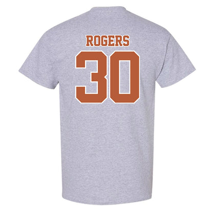 Texas - NCAA Baseball : Kaleb Rogers - Sports Shersey T-Shirt-1