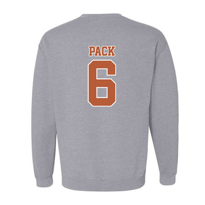 Texas - NCAA Baseball : Anthony Pack - Sports Shersey Crewneck Sweatshirt-1