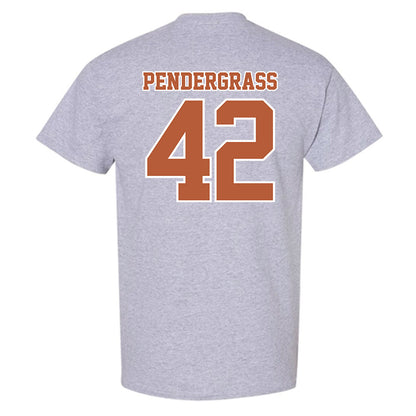 Texas - NCAA Baseball : Dariyan Pendergrass - Sports Shersey T-Shirt-1