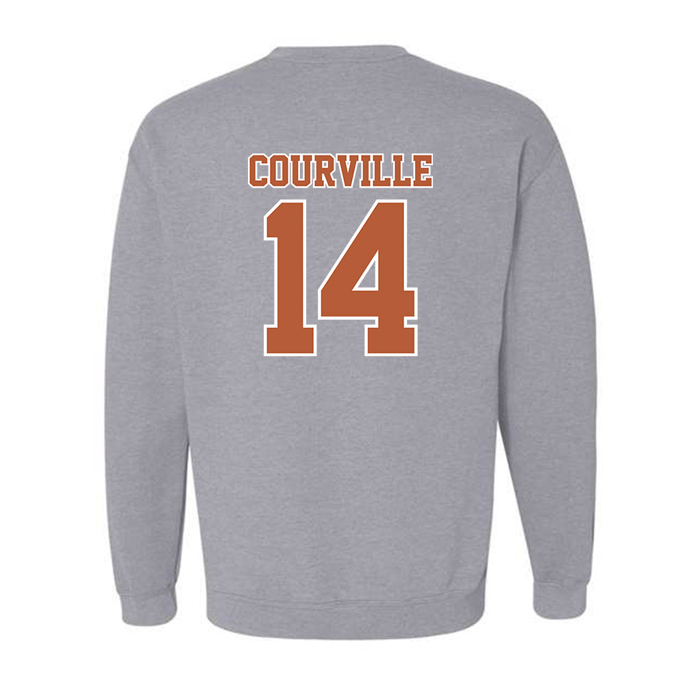 Texas - NCAA Baseball : Presley Courville - Sports Shersey Crewneck Sweatshirt-1