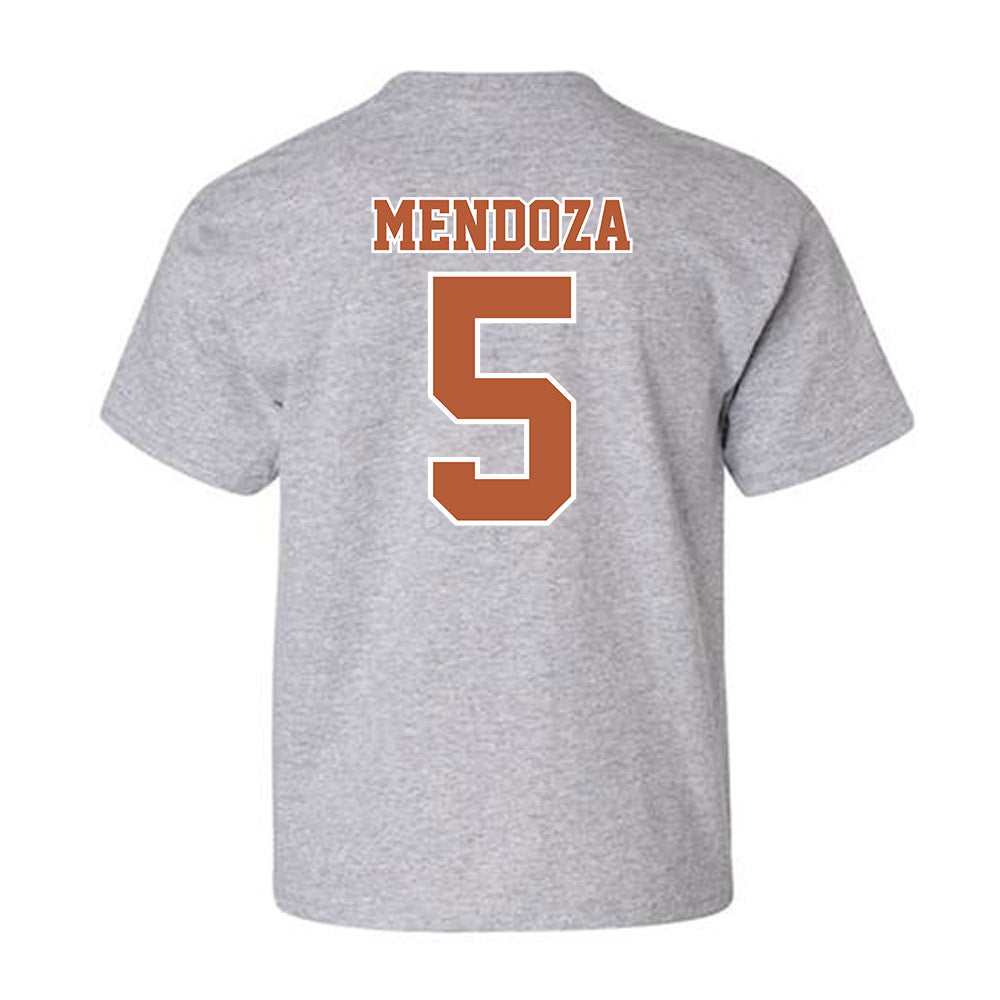 Texas - NCAA Baseball : Ethan Mendoza - Sports Shersey Youth T-Shirt-1