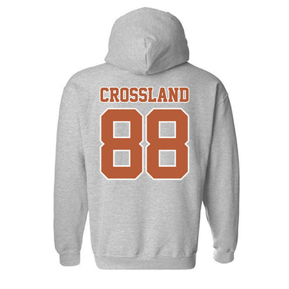 Texas - NCAA Baseball : Brett Crossland - Sports Shersey Hooded Sweatshirt-1
