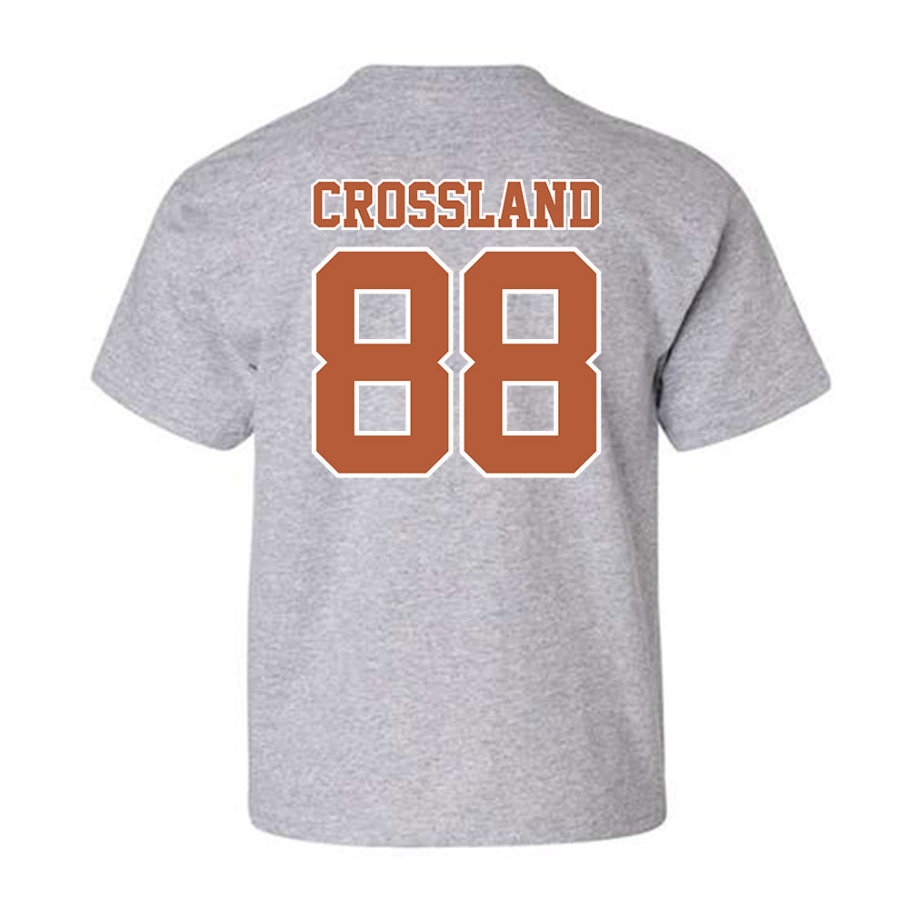 Texas - NCAA Baseball : Brett Crossland - Sports Shersey Youth T-Shirt-1