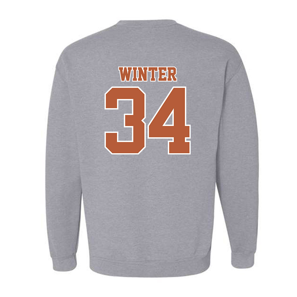 Texas - NCAA Baseball : Michael Winter - Sports Shersey Crewneck Sweatshirt-1