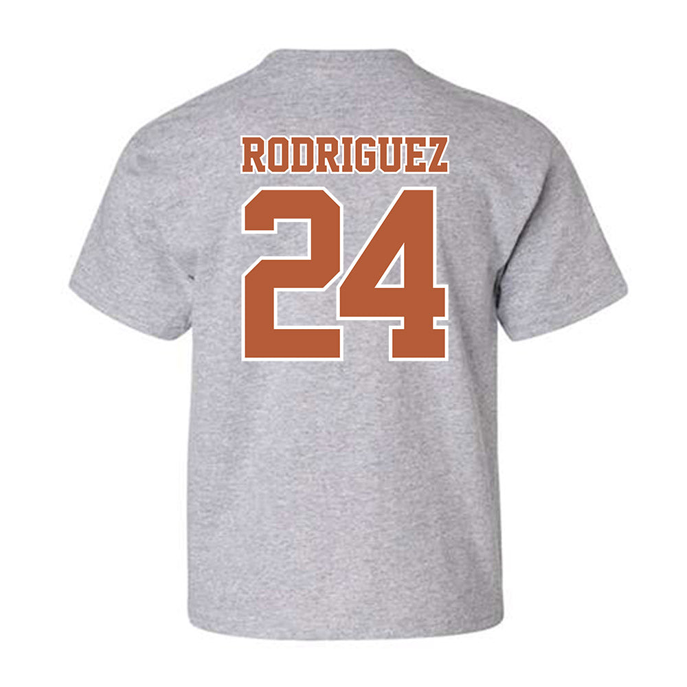 Texas - NCAA Baseball : Adrian Rodriguez - Sports Shersey Youth T-Shirt-1