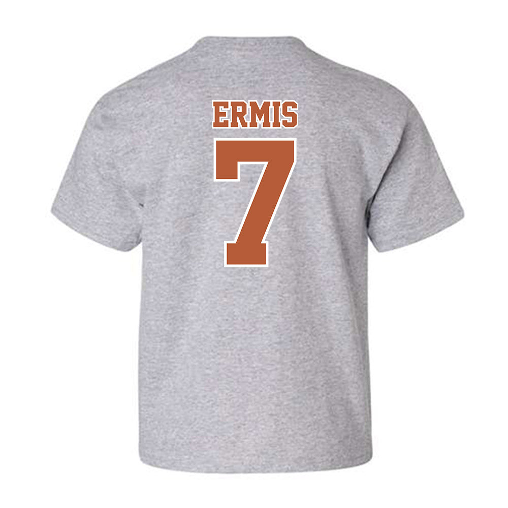 Texas - NCAA Baseball : Andrew Ermis - Sports Shersey Youth T-Shirt-1