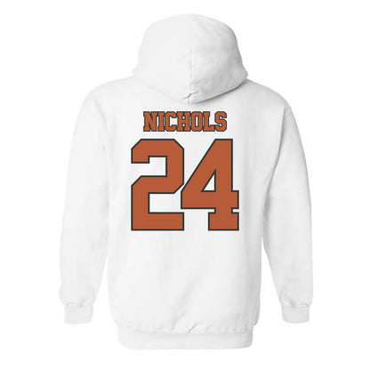 Texas - NCAA Softball : Jaycie Nichols - Sports Shersey Hooded Sweatshirt-1