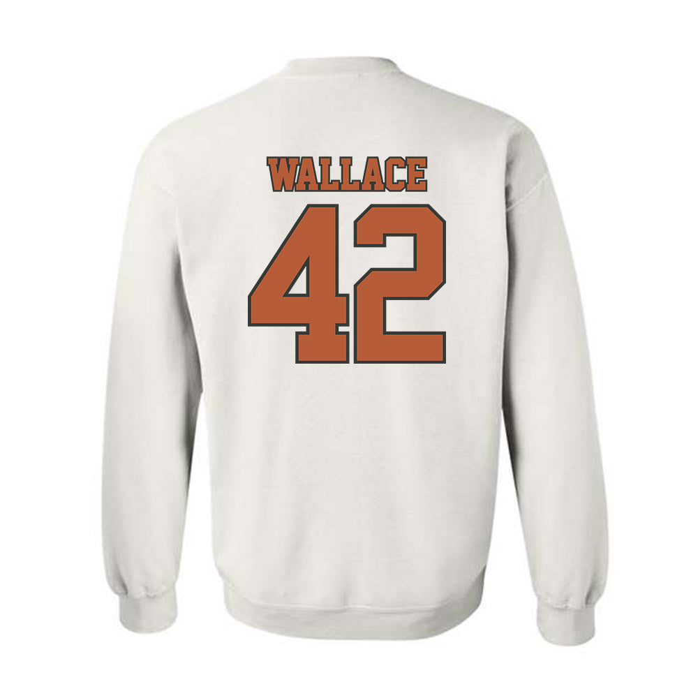 Texas - NCAA Softball : Anne Wallace - Sports Shersey Crewneck Sweatshirt-1