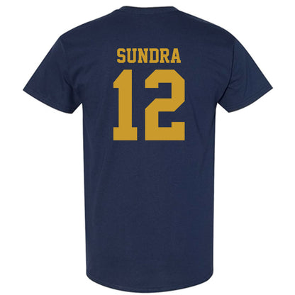 Notre Dame - NCAA Men's Basketball : Garrett Sundra - Sports Shersey T-Shirt-1