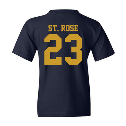Notre Dame - NCAA Women's Basketball : Madison St. Rose - Sports Shersey Youth T-Shirt-1