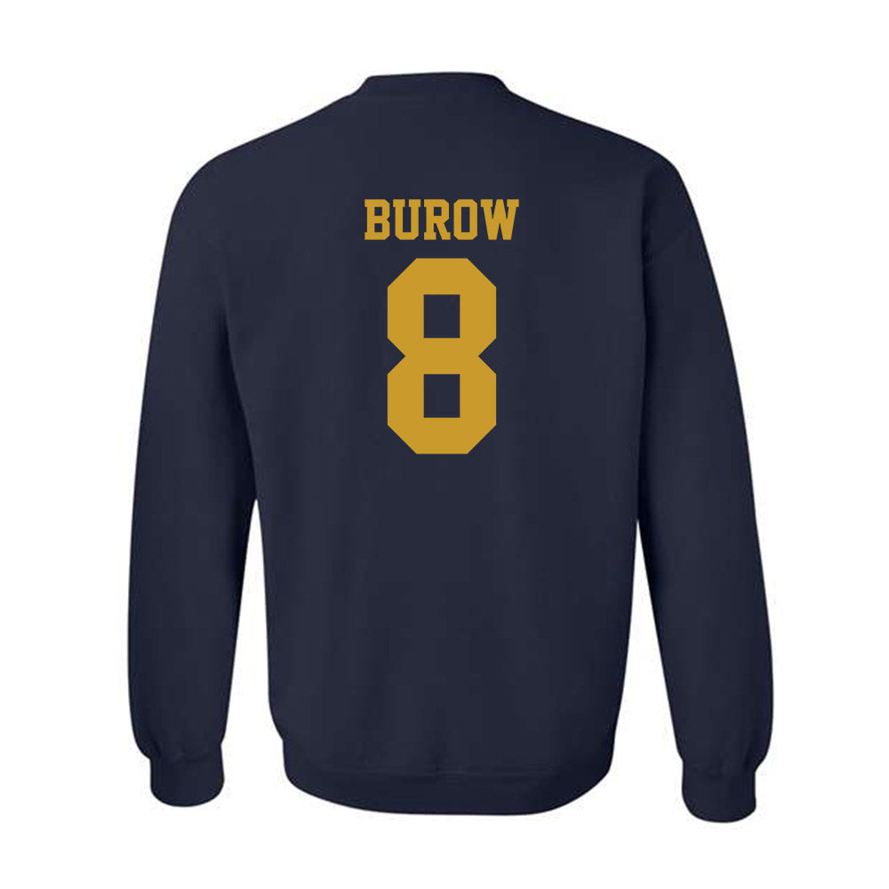 Notre Dame - NCAA Men's Basketball : Jacob Burow - Sports Shersey Crewneck Sweatshirt-1