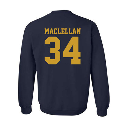 Notre Dame - NCAA Men's Basketball : Matthew MacLellan - Sports Shersey Crewneck Sweatshirt-1
