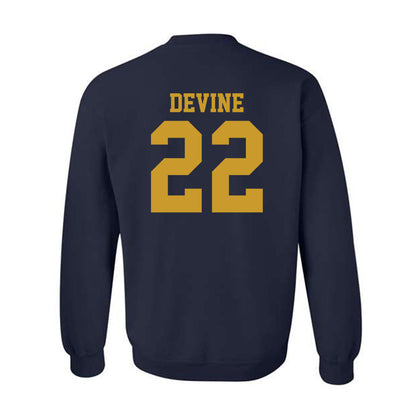 Notre Dame - NCAA Men's Basketball : Luke Devine - Sports Shersey Crewneck Sweatshirt-1