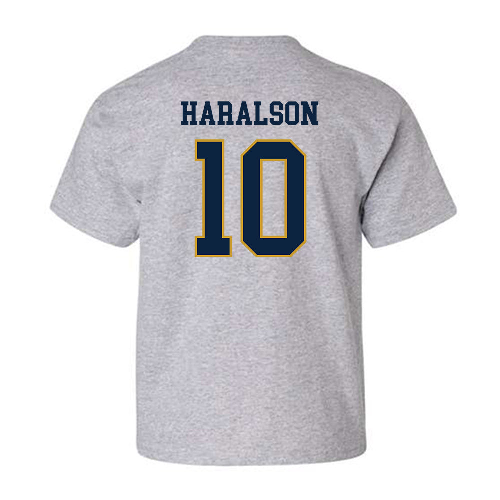 Notre Dame - NCAA Men's Basketball : Jalen Haralson - Sports Shersey Youth T-Shirt-1