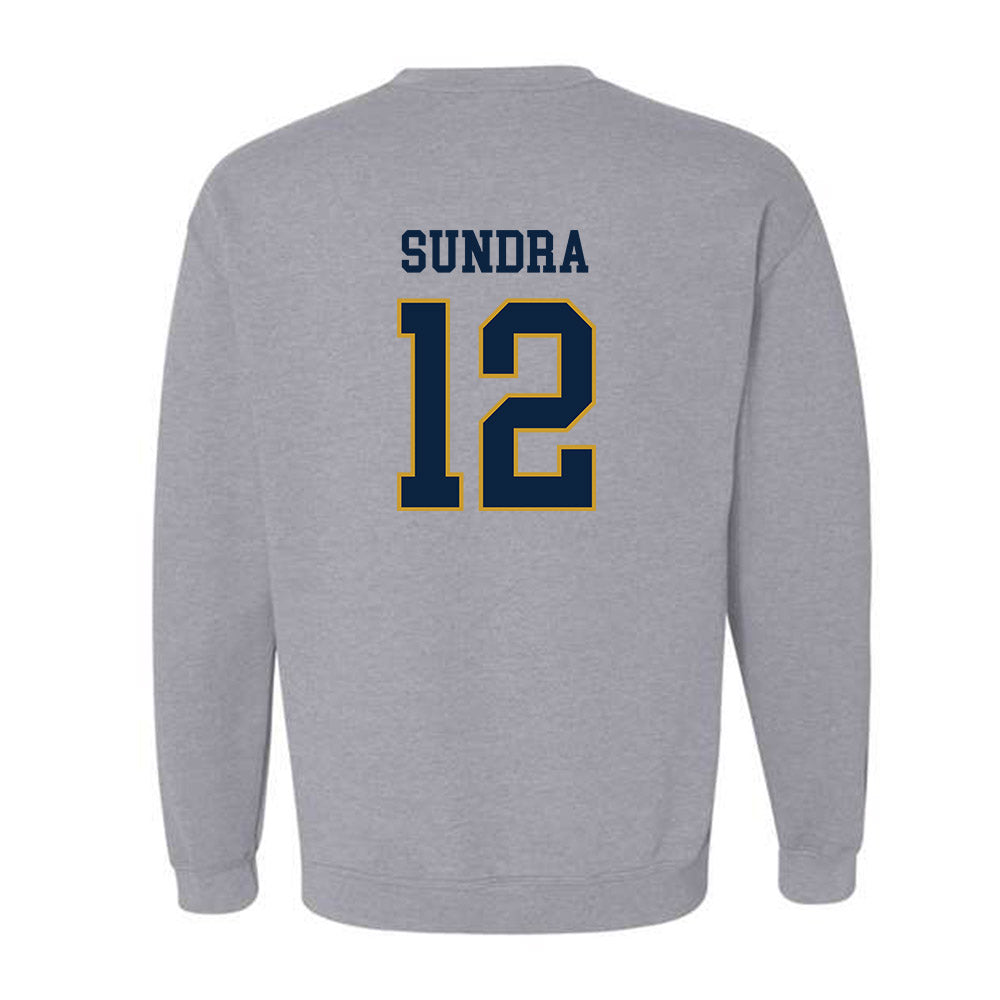 Notre Dame - NCAA Men's Basketball : Garrett Sundra - Sports Shersey Crewneck Sweatshirt-1