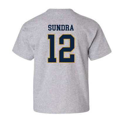 Notre Dame - NCAA Men's Basketball : Garrett Sundra - Sports Shersey Youth T-Shirt-1