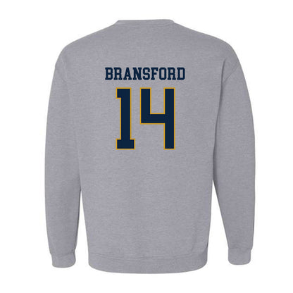 Notre Dame - NCAA Women's Basketball : Kk Bransford - Sports Shersey Crewneck Sweatshirt-1