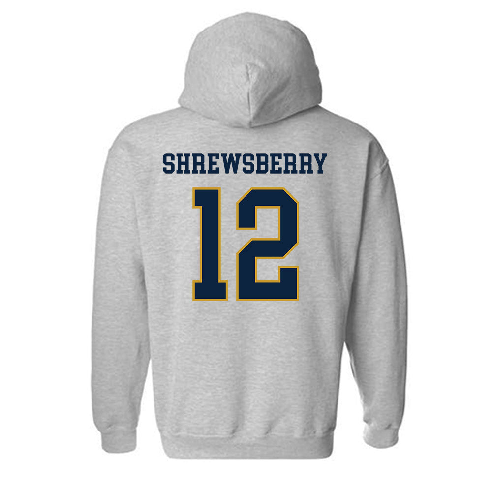 Notre Dame - NCAA Men's Basketball : Nick Shrewsberry - Sports Shersey Hooded Sweatshirt-1