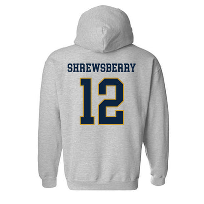 Notre Dame - NCAA Men's Basketball : Nick Shrewsberry - Sports Shersey Hooded Sweatshirt-1