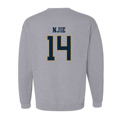Notre Dame - NCAA Men's Basketball : Kebba Njie - Sports Shersey Crewneck Sweatshirt-1
