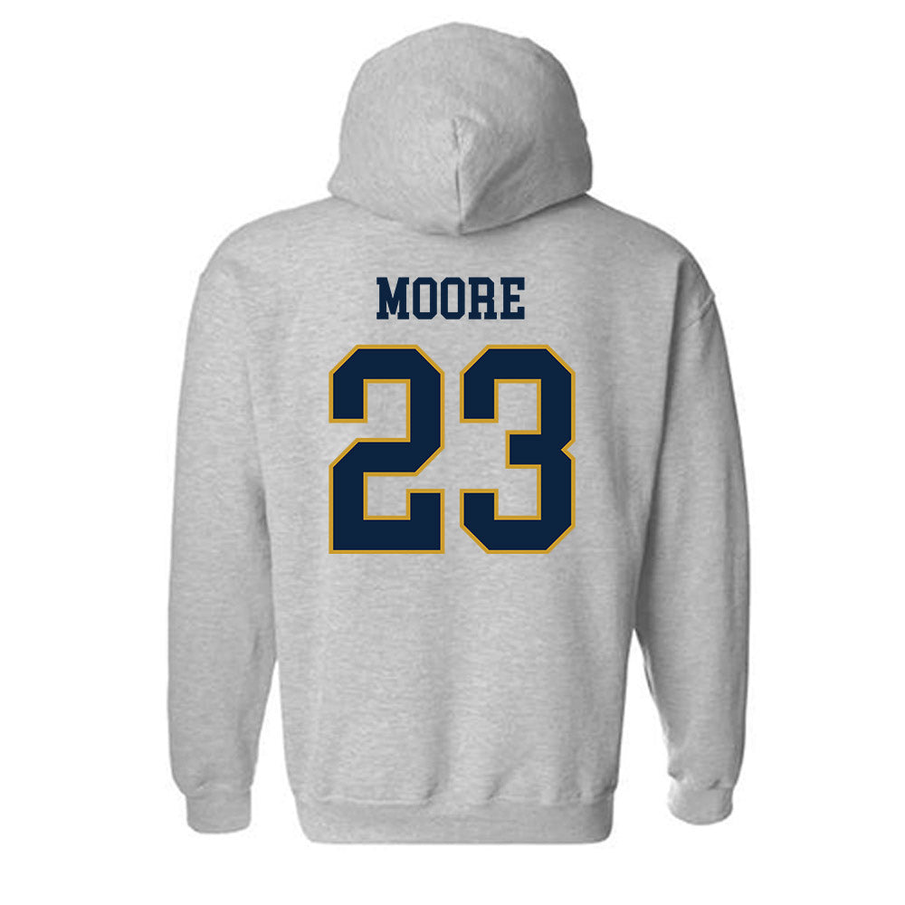 Notre Dame - NCAA Women's Basketball : Iyana Moore - Sports Shersey Hooded Sweatshirt-1