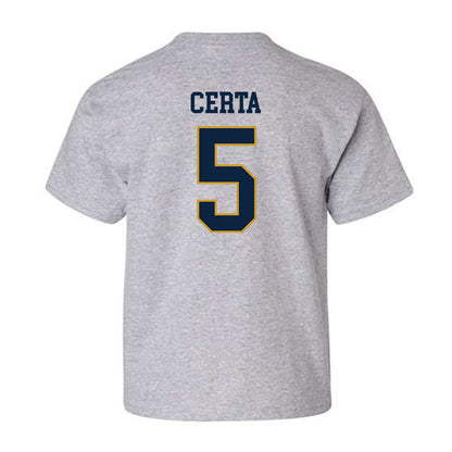 Notre Dame - NCAA Men's Basketball : Cole Certa - Sports Shersey Youth T-Shirt-1