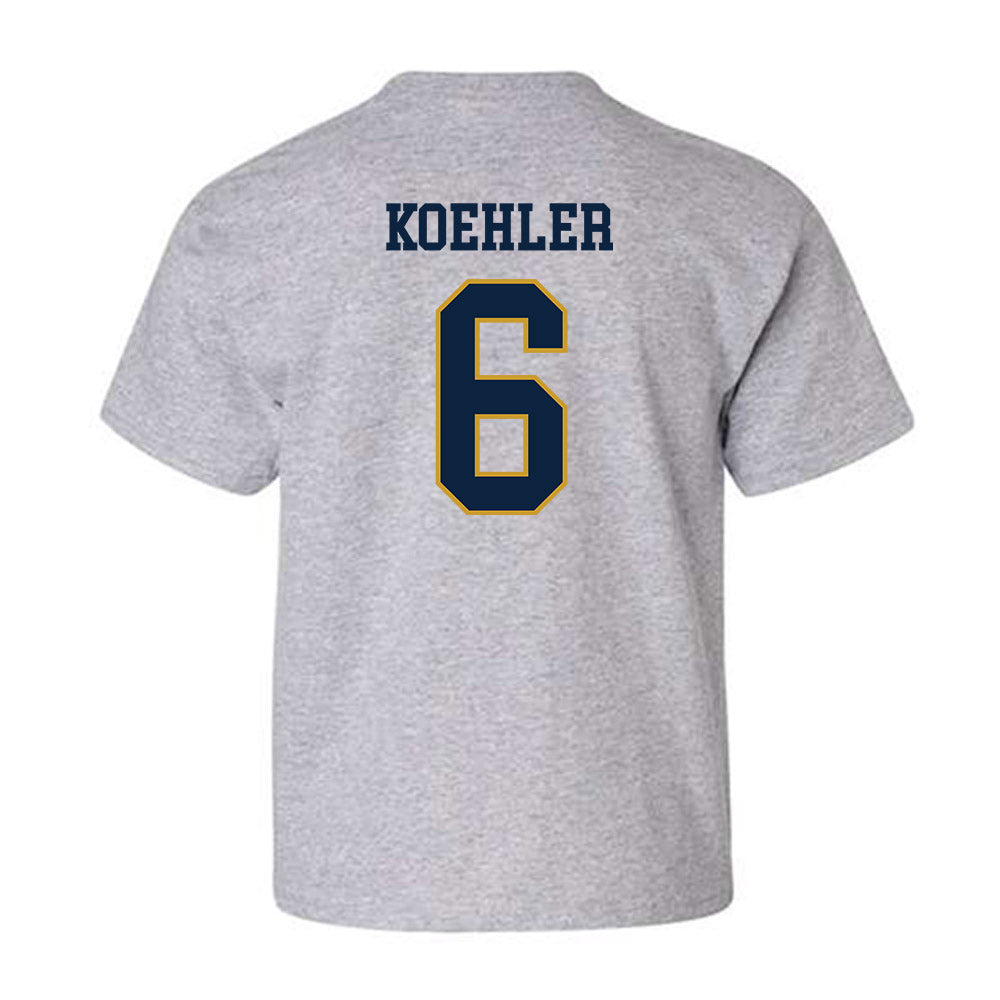 Notre Dame - NCAA Men's Basketball : Brady Koehler - Sports Shersey Youth T-Shirt-1