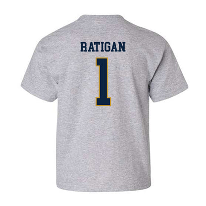 Notre Dame - NCAA Women's Basketball : Kelly Ratigan - Sports Shersey Youth T-Shirt-1