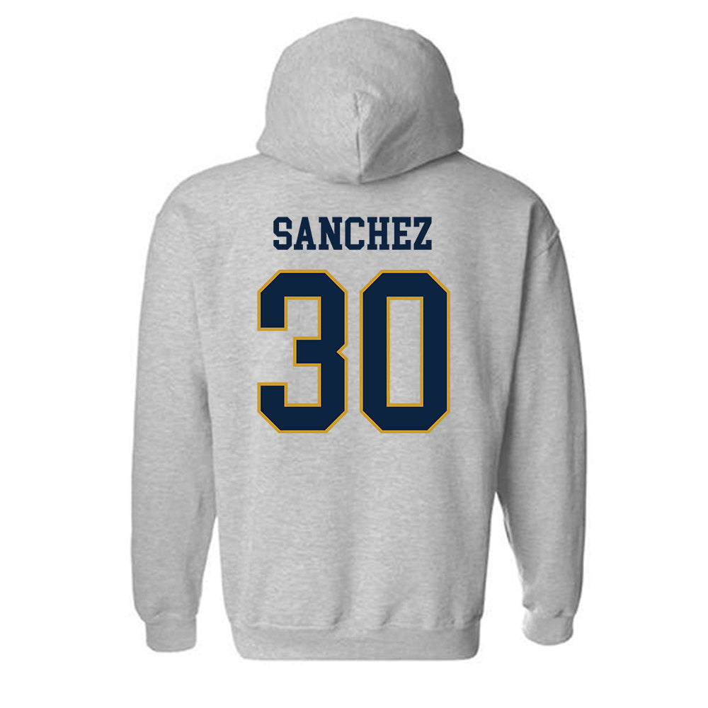 Notre Dame - NCAA Women's Basketball : Gisela Sanchez - Sports Shersey Hooded Sweatshirt-1