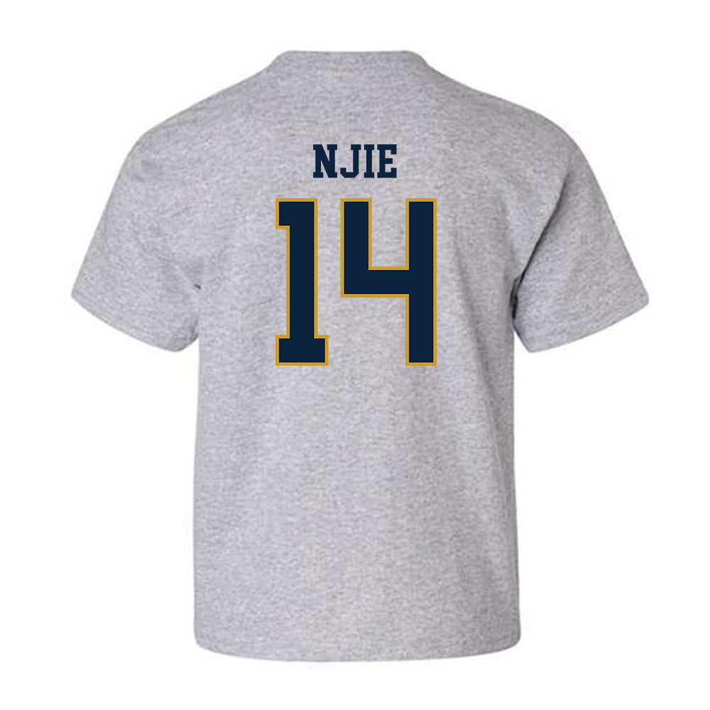 Notre Dame - NCAA Men's Basketball : Kebba Njie - Sports Shersey Youth T-Shirt-1