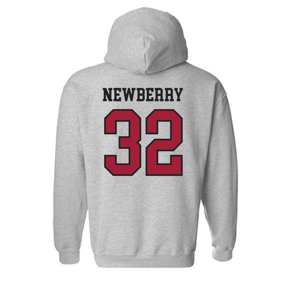 Arkansas - NCAA Baseball : Trystan Newberry - Sports Shersey Hooded Sweatshirt-1