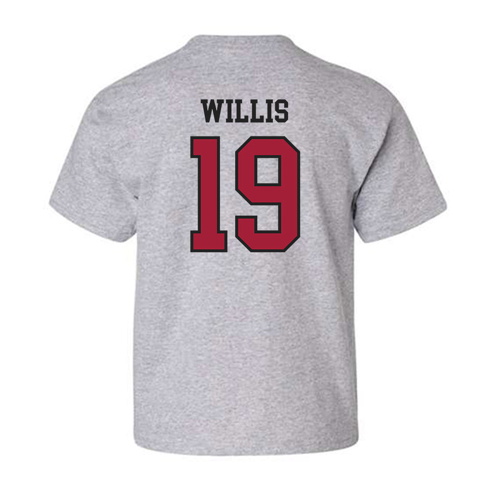 Arkansas - NCAA Baseball : Carson Willis - Sports Shersey Youth T-Shirt-1