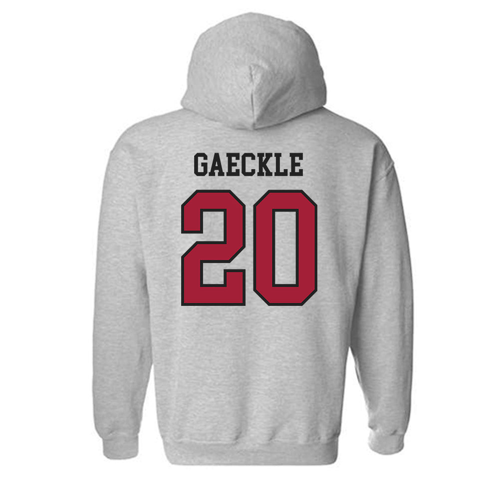 Arkansas - NCAA Baseball : Gabe Gaeckle - Hooded Sweatshirt Sports Shersey