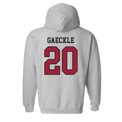 Arkansas - NCAA Baseball : Gabe Gaeckle - Hooded Sweatshirt Sports Shersey