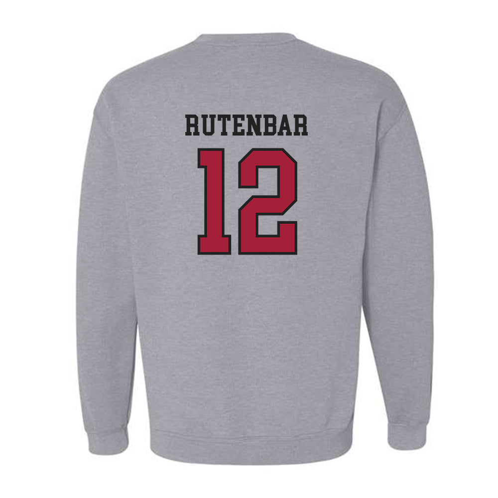 Arkansas - NCAA Baseball : Carter Rutenbar - Sports Shersey Crewneck Sweatshirt-1
