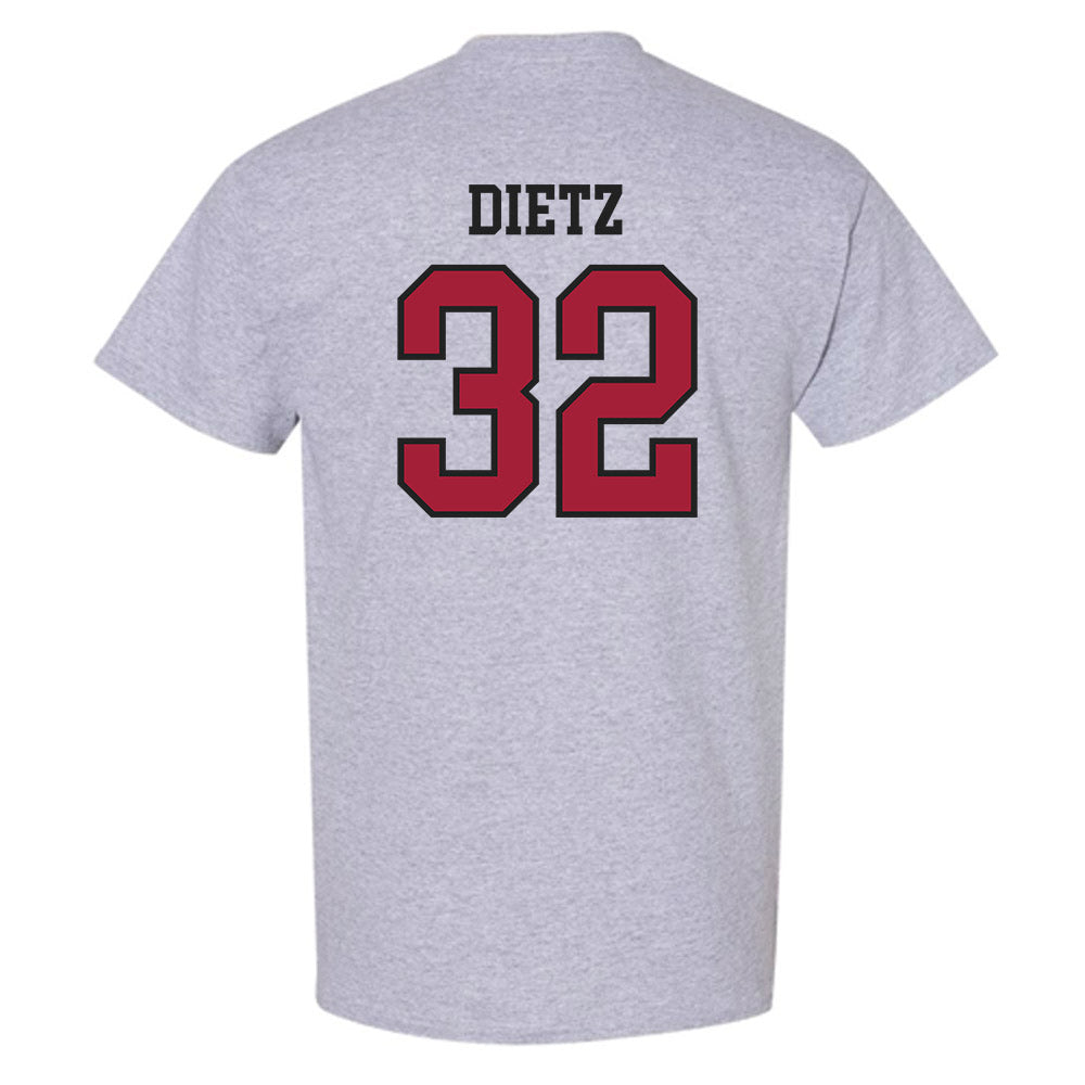 Arkansas - NCAA Baseball : Hunter Dietz - T-Shirt Sports Shersey