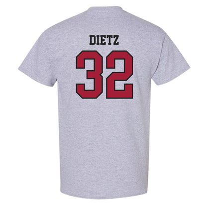 Arkansas - NCAA Baseball : Hunter Dietz - T-Shirt Sports Shersey