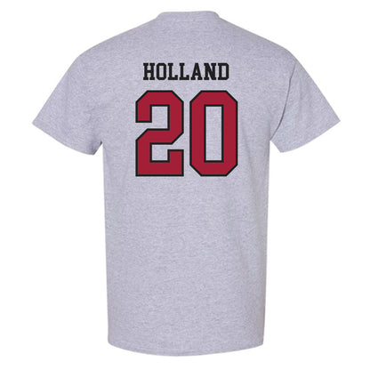 Arkansas - NCAA Baseball : Max Holland - Sports Shersey T-Shirt-1