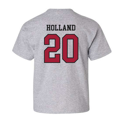 Arkansas - NCAA Baseball : Max Holland - Sports Shersey Youth T-Shirt-1