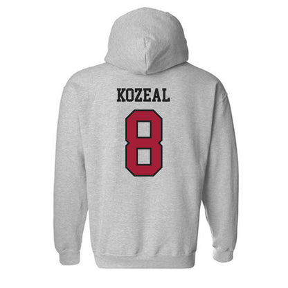 Arkansas - NCAA Baseball : Camden Kozeal - Sports Shersey Hooded Sweatshirt-1