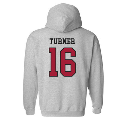 Arkansas - NCAA Baseball : Christian Turner - Sports Shersey Hooded Sweatshirt-1
