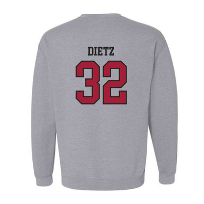 Arkansas - NCAA Baseball : Hunter Dietz - Crewneck Sweatshirt Sports Shersey