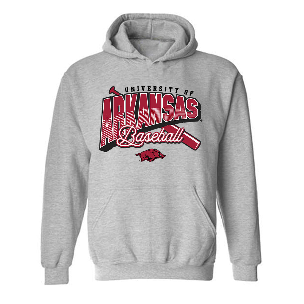 Arkansas - NCAA Baseball : Trystan Newberry - Sports Shersey Hooded Sweatshirt-0