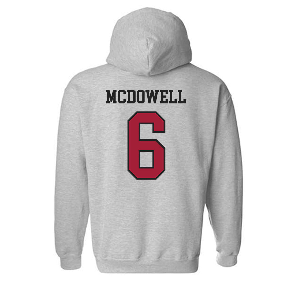 Arkansas - NCAA Softball : Ella McDowell - Sports Shersey Hooded Sweatshirt-1