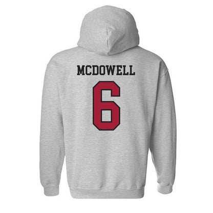 Arkansas - NCAA Softball : Ella McDowell - Sports Shersey Hooded Sweatshirt-1